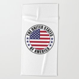 The United States of America - USA Beach Towel