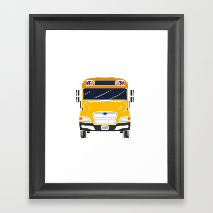 Be Nice To Bus Driver Framed Art Print