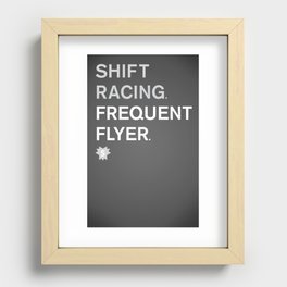 Frequent Flyer Recessed Framed Print