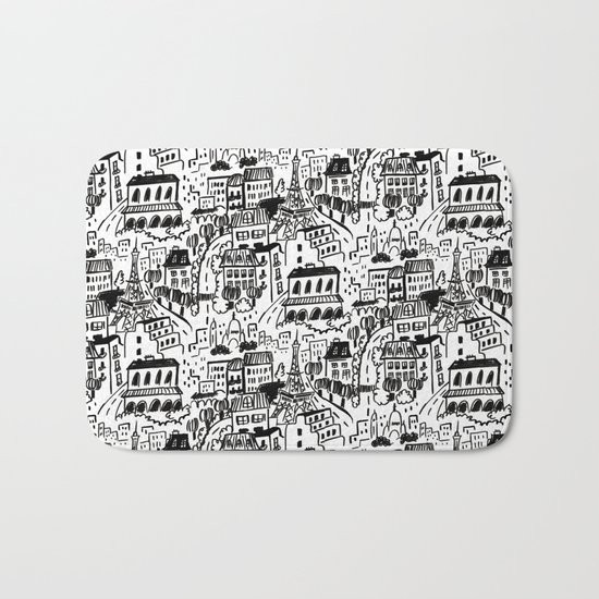 Paris Streets Bath Mat
