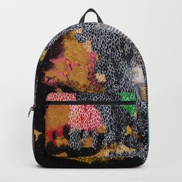 Step into the Unknown Backpack | Fairytale, Walkingup, Woods, Magic, Animal, Cats, Colorful, Painting, Magical, Adventure 