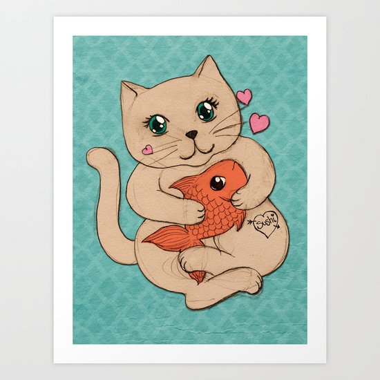 Sushi Love Art Print