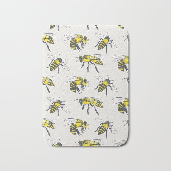 Bees Bath Mat