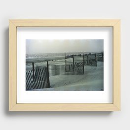Beach and Sand Dunes 1991 Recessed Framed Print