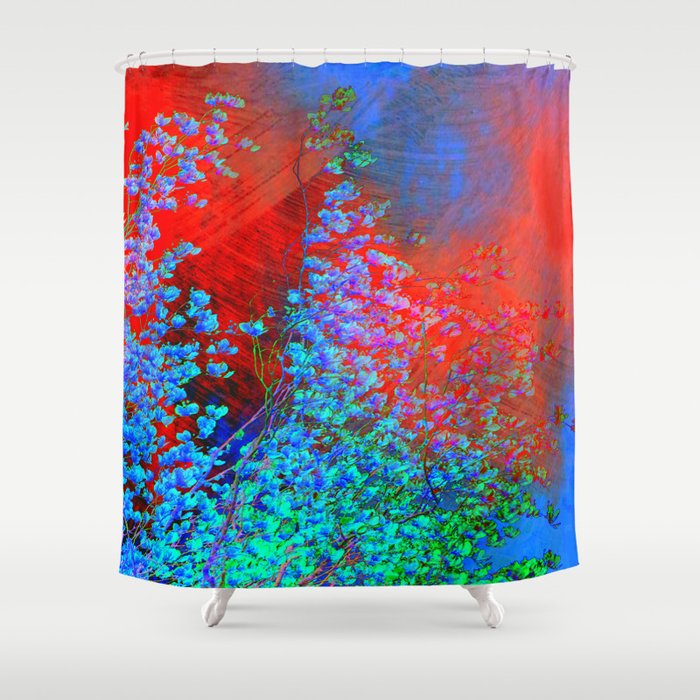 Leaves Fantasy Shower Curtain By Achille69