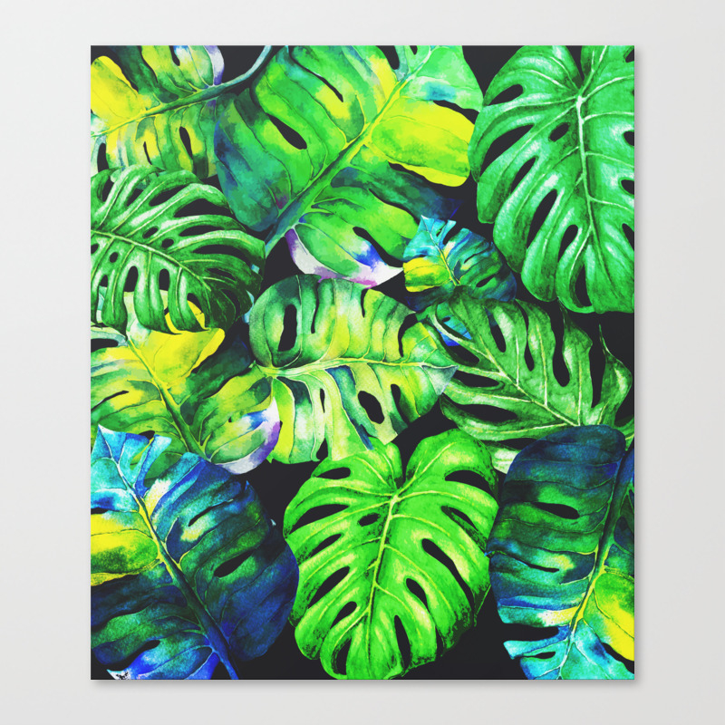 Tropical Plant Canvas Print By Saraeshak Society6