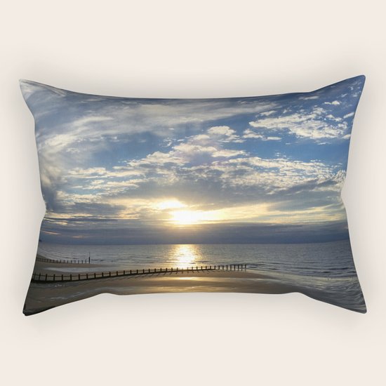 Sunset Beach Rectangular Pillow