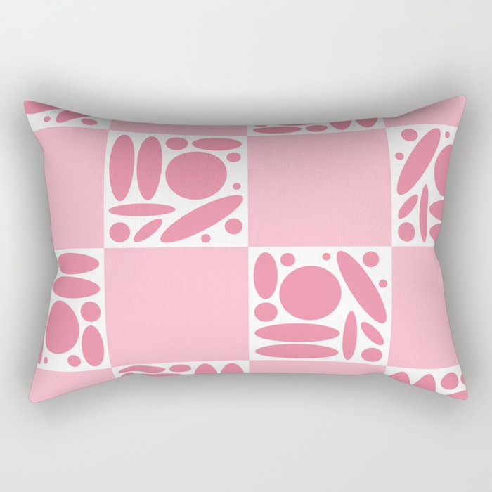 Geometric modern shapes 9 Rectangular Pillow