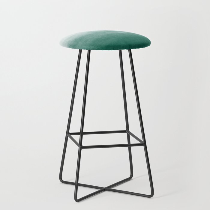 Ombre Paint Color Wash (emerald green/white) Bar Stool