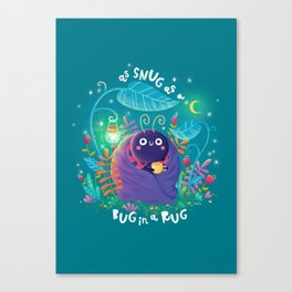 As Snug as a Bug in a Rug Canvas Print