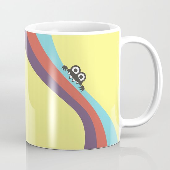 Funny Bug Bites Candy Colored Stripes Mug