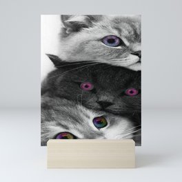 Cuddly Cats Mini Art Print