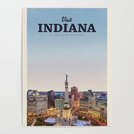 Visit Indiana Poster