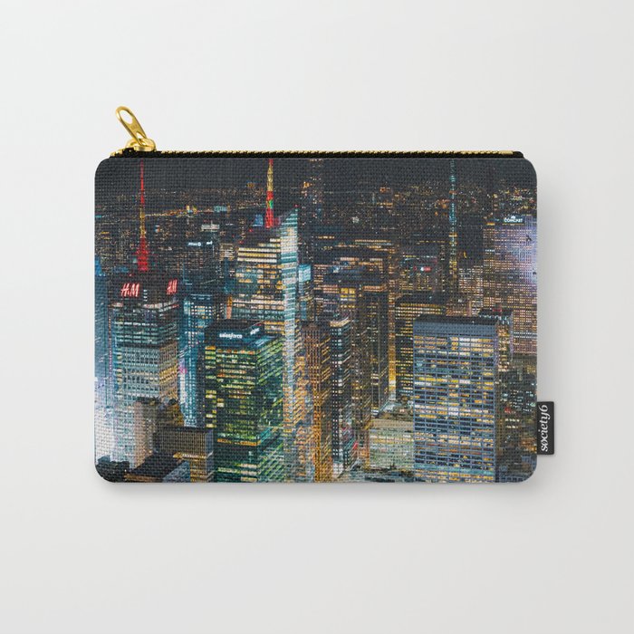 Colorful New York City Skyline | Photography in NYC Carry-All Pouch