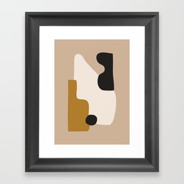 abstract minimal 16 Framed Art Print