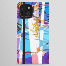 Colored Window iPhone Wallet Case