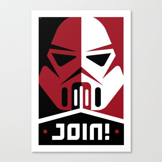 Join the Troops Canvas Print