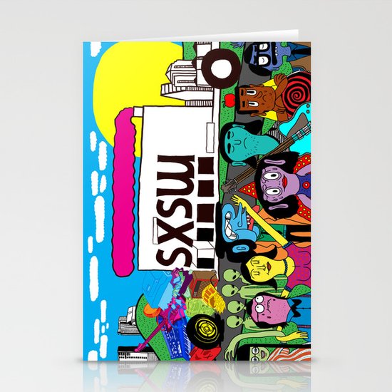 "South by Southwest" by Steven Fiche Stationery Cards