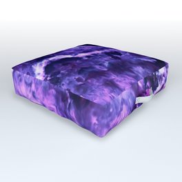 Ice Dyed Lilac Purple Heart Outdoor Floor Cushion | Lilac, Tiedye, Icedyed, Icedye, Purpleheart, Graphicdesign 