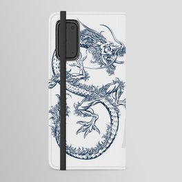 Nature Dragon Japanese style art with chops Android Wallet Case