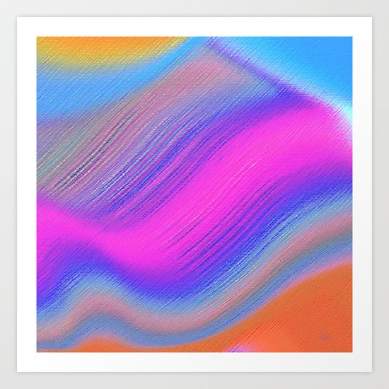 A Purple Peak Art Print