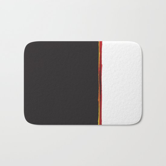 No Traveler Returns Abstract Print Bath Mat