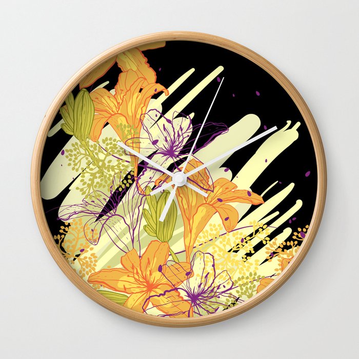 Splash Of Summer Wall Clock