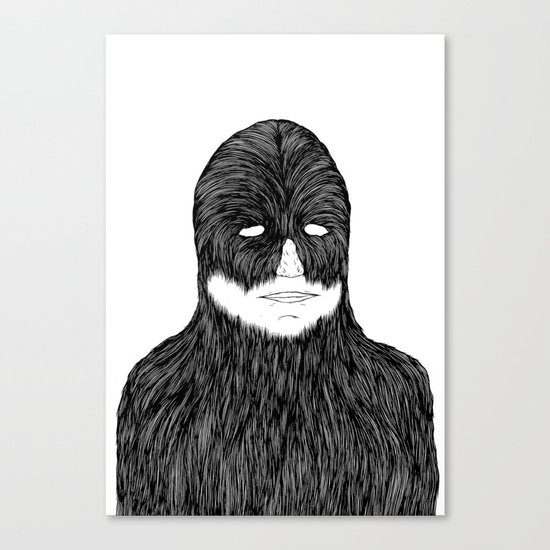 Shaved Chewbacca Canvas Print