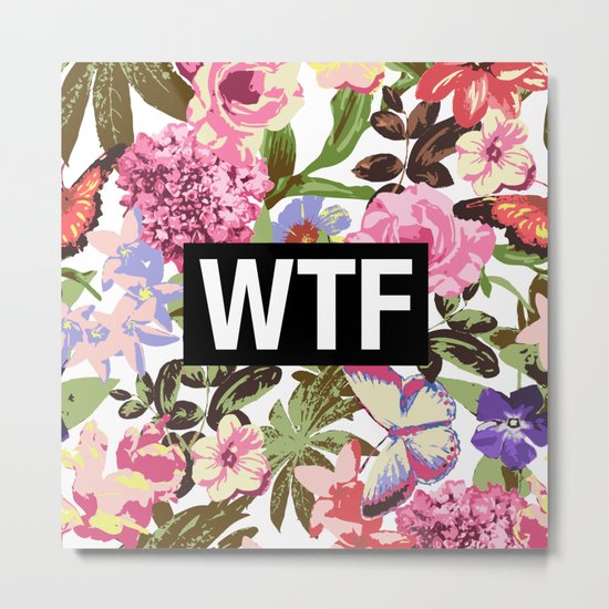 WTF Metal Print