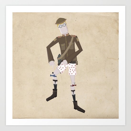 Timmy and his Performing Knees Art Print