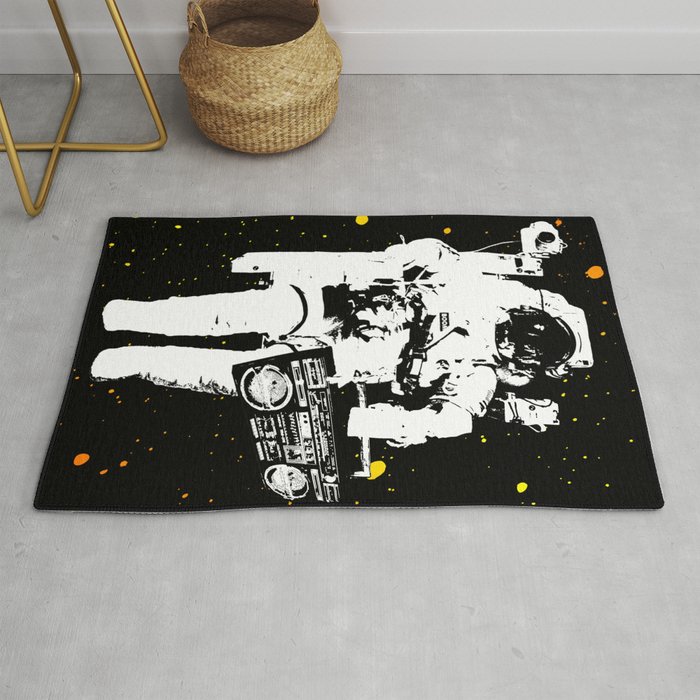 Space Jamz Cosmic Boombox Astronaut Rug