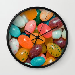 Vintage Jelly Beans Photograph  Wall Clock