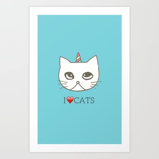 cat-102 Art Print
