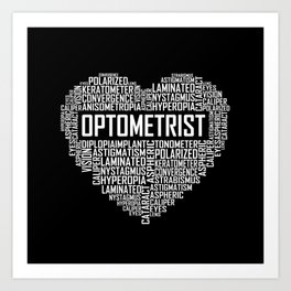 optometrist art prints for