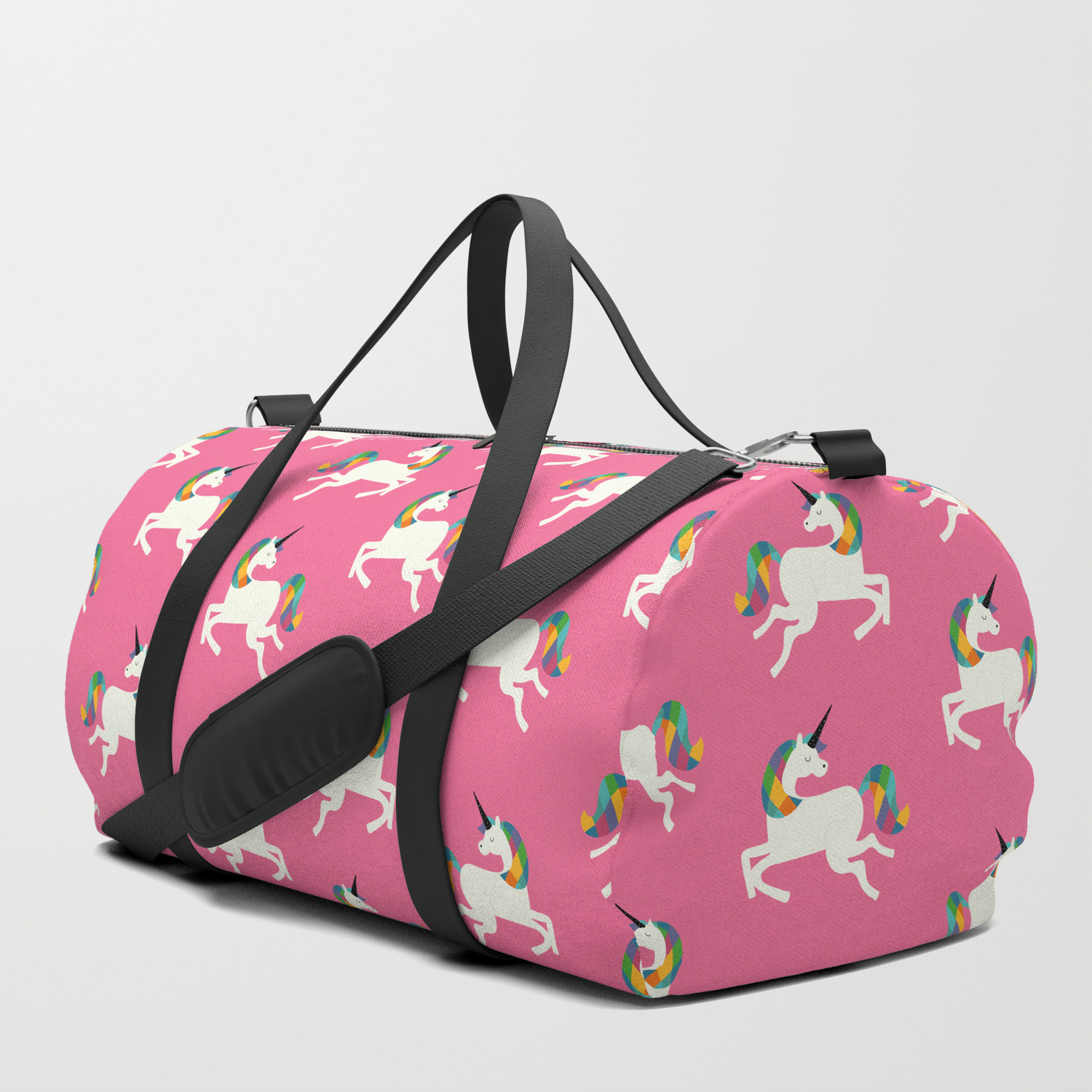 To Be A Unicorn Duffle Bag By Andywestface Society6