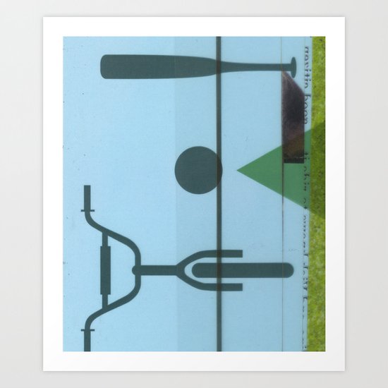Lawn study 2 Art Print