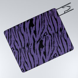 Tiger Ultra Violet Picnic Blanket
