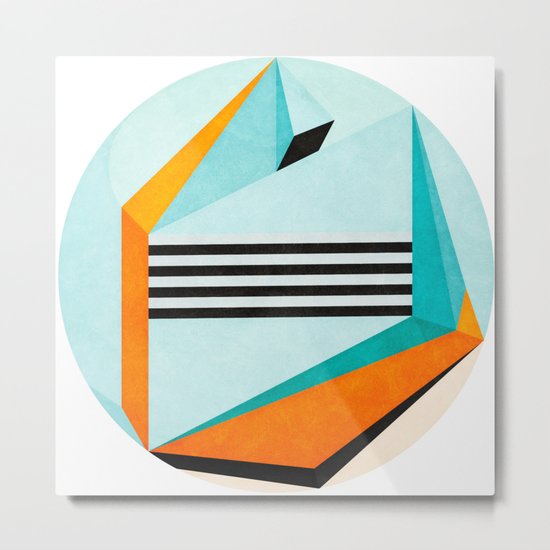Stand Between and Listen Metal Print