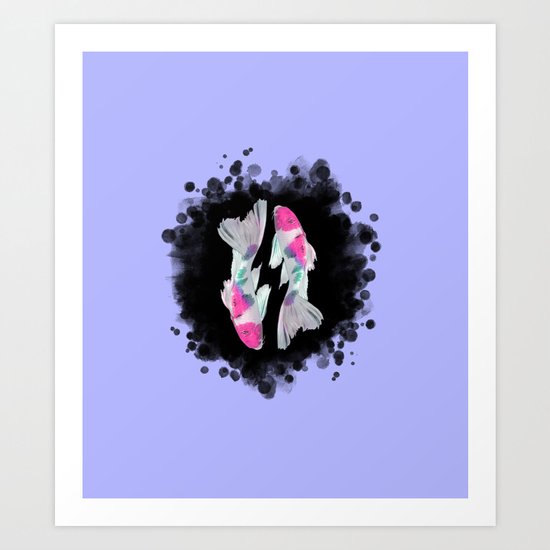 Don't Be Koi Art Print