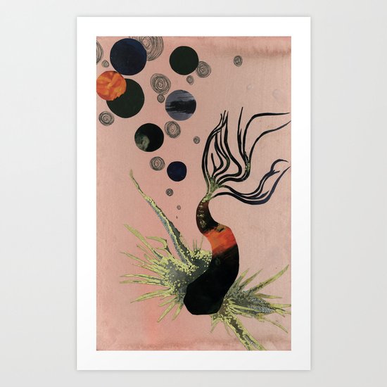 Koi Bubbles Art Print