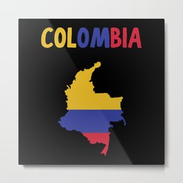 COLOMBIA Metal Print