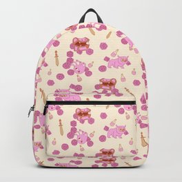 Dungeons and Dragons Monsters in Pink and Cream Backpack