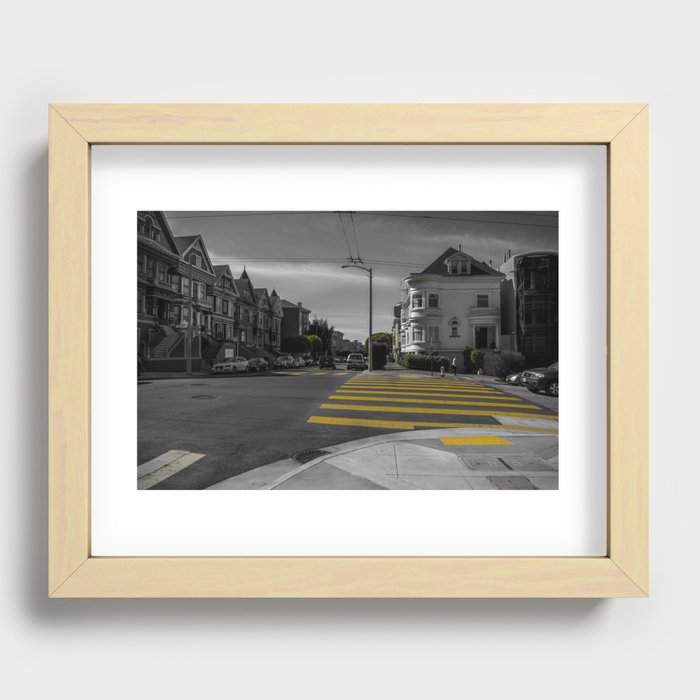 Street of San Francisco Recessed Framed Print