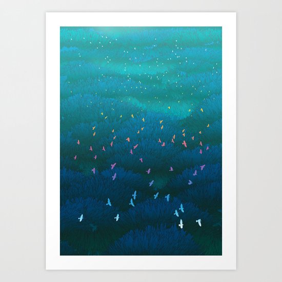 Amazonian Flight Art Print
