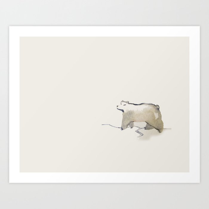 The Polar Bear Art Print