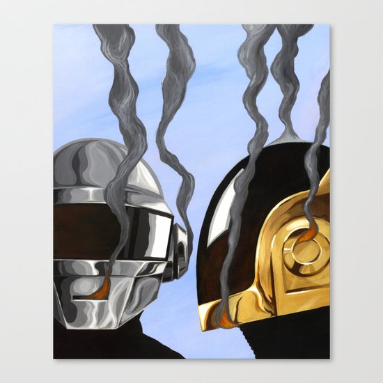 Daft Punk Deux Canvas Print