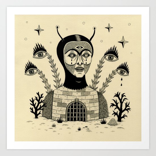 Preternatural Prison Art Print