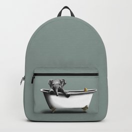 Elephant in Bath Backpack