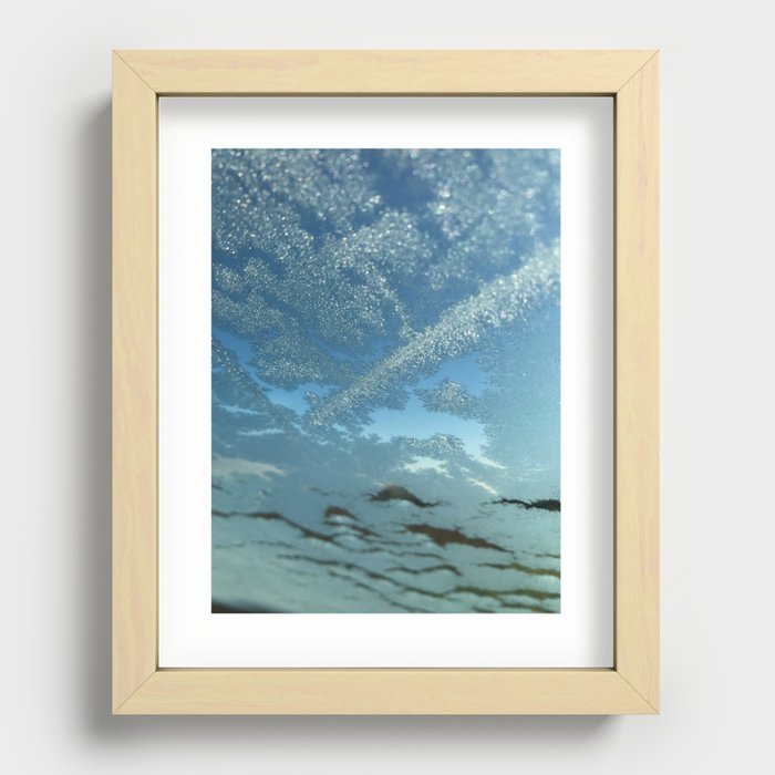 Frosted Snow Recessed Framed Print