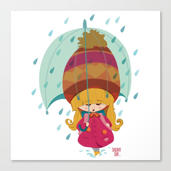 Lovely Rain Canvas Print